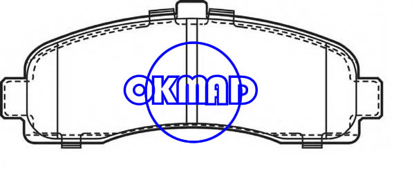 Plaquette de frein NISSAN MARCH II (K11) OEM:41060-6F625 FDB859 GDB1059 GDB7590 WVA:21626, FF859